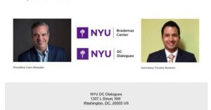 Abinader compartira en NYU Washington su vision de cambio para la
