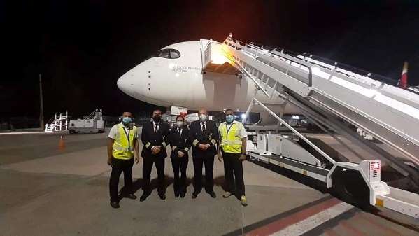 1610822106 281 El Airbus A350 de Iberia aterriza por primera vez en