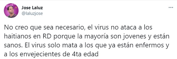 1613666408 671 Jose Laluz dice coronavirus no ataca a los haitianos ilegales
