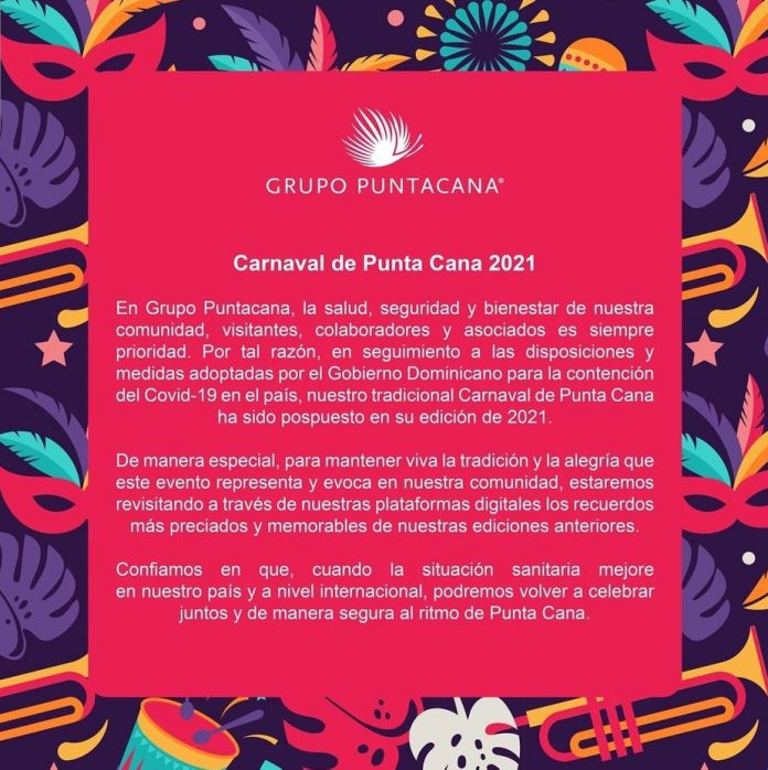 Grupo Puntacana pospone celebración de su tradicional carnaval