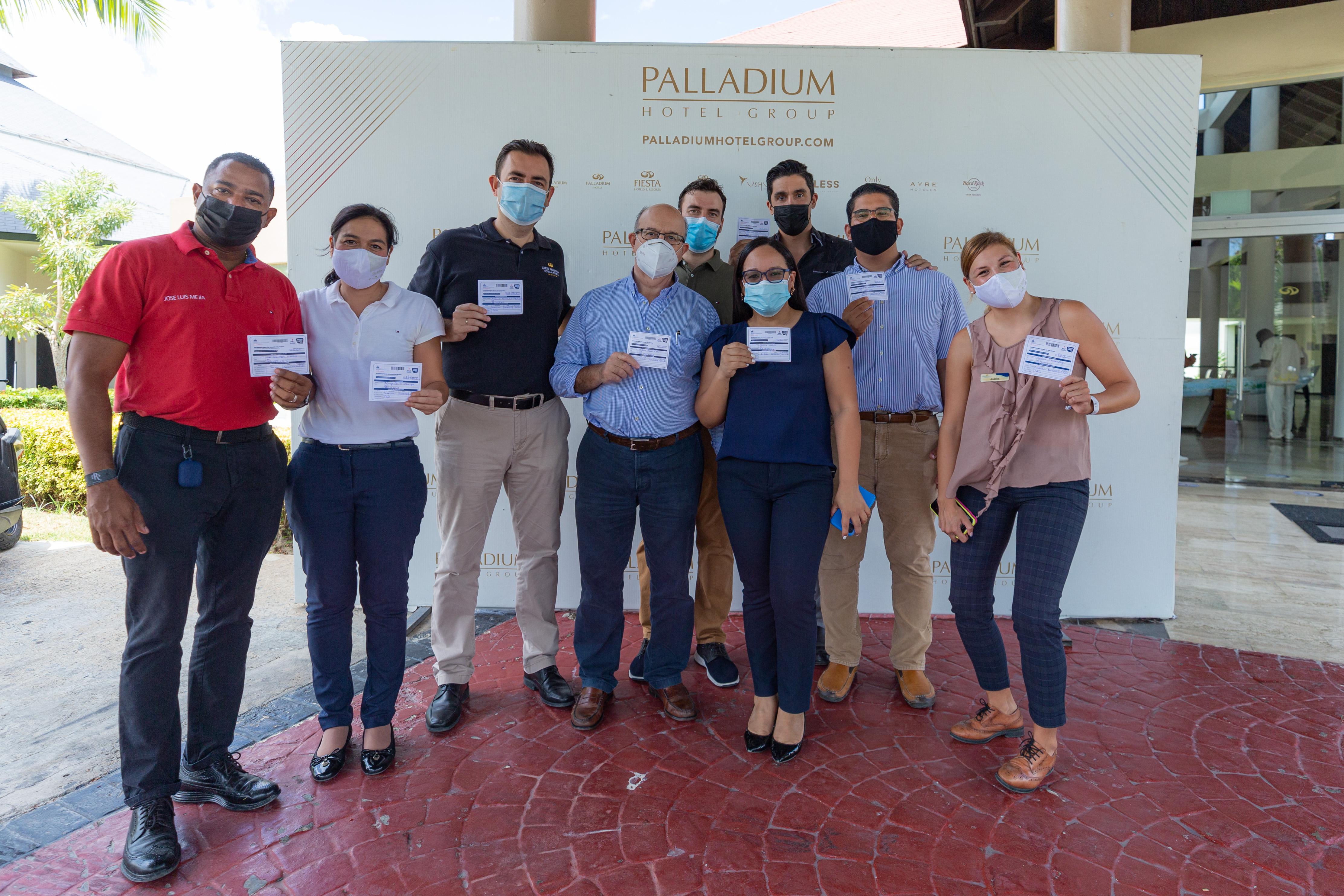 Palladium Hotel Group vacuna contra Covid 19 sus colaboradores en RD