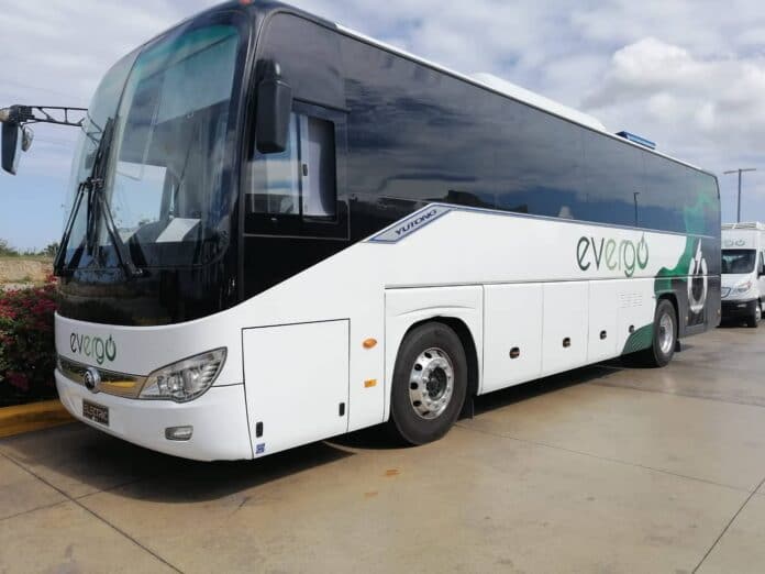 Punta Cana cuenta con autobuses eléctricos para transportar turistas