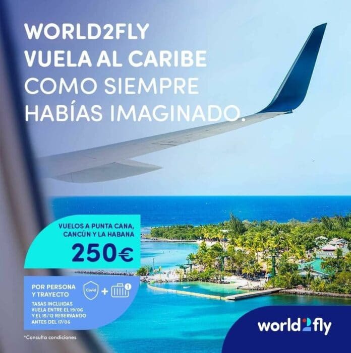 Word2Fly lanza oferta en sus vuelos desde Madrid y Lisboa al Caribe