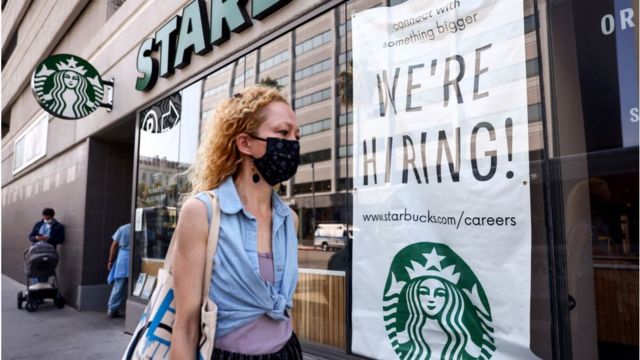 Starbucks hiring poster