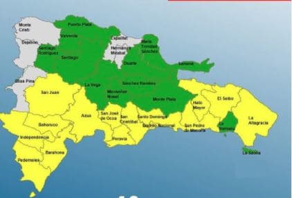 Coe mantiene 26 provincias bajo alerta ante posible inundaciones