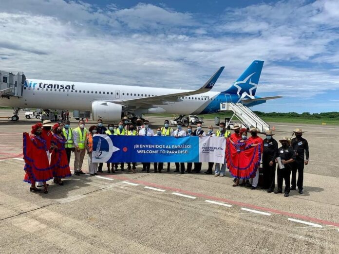 Júbilo en el turismo de Puerto Plata: Air Transat retoma sus vuelos desde Montreal
