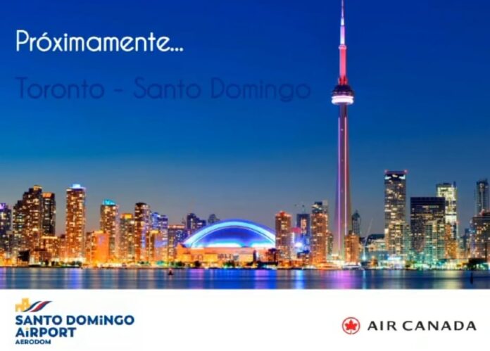 Aerodom confirma inicio de vuelos de Air Canada entre Toronto y Santo Domingo