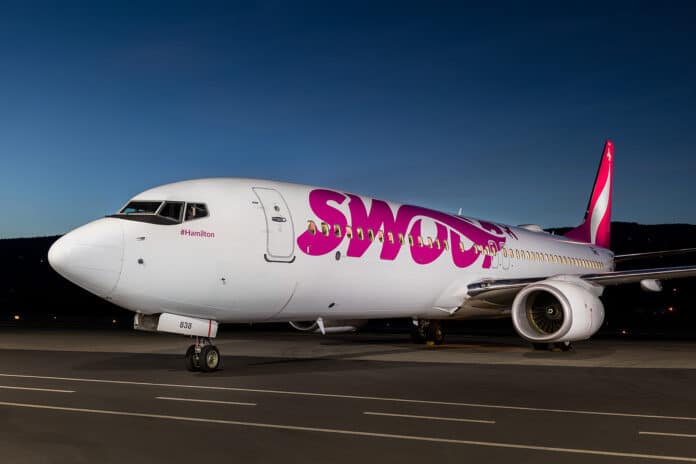 Aerolínea canadiense Swoop pone en marcha nuevo vuelo entre Toronto y Punta Cana