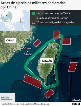 1659625805 373 China inicia ejercicios militares a gran escala alrededor de Taiwan