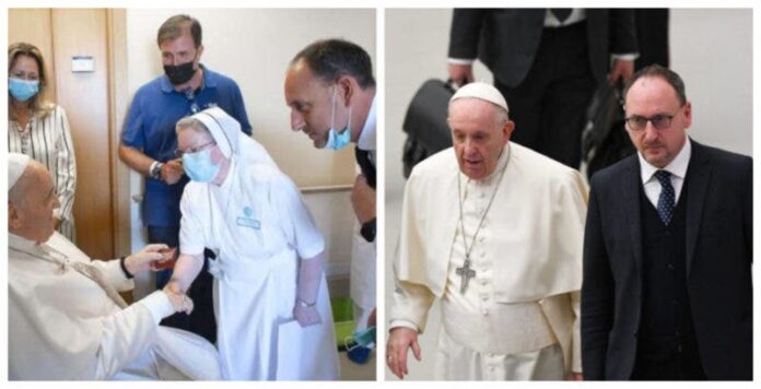 El papa nombra asistente sanitario personal al enfermero que le “salvó»     