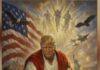 Trump publica imagen como Jesucristo y desata polémica