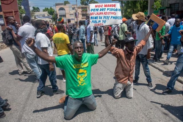 Haitianos se manifiestan por el aumento de la inseguridad y los secuestros