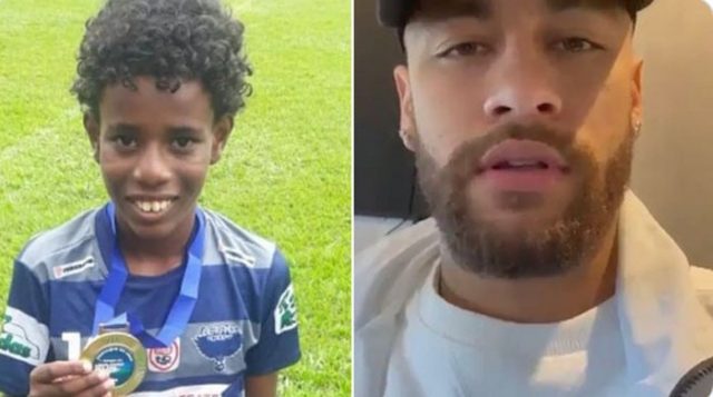Neymar se solidariza con niño de 11 años que lloró por racismo en un partido