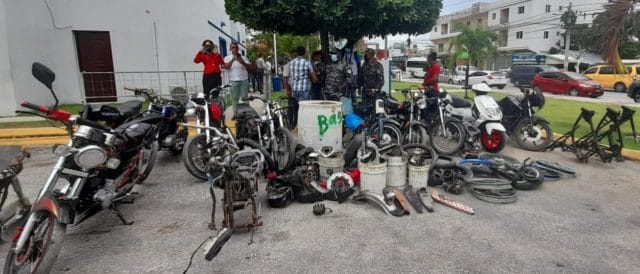 Apresan hombre con un record de 18 motocicletas robadas en Punta Cana