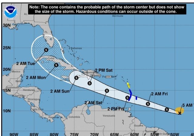 Tormenta tropical Elsa se forma en el Atlántico; se prevé que República Dominicana sienta sus efectos el viernes