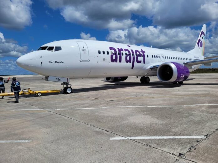 “Todo un éxito”, el primer vuelo demostrativo de Arajet a Colombia