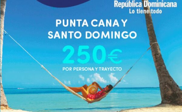 World2Fly oferta vuelos a SD y Punta Cana desde 250 euros por trayecto