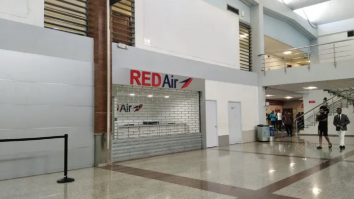Red Air cancela vuelos de entrada y salida desde RD hasta nuevo aviso
