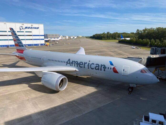 American Airlines incorpora su primer Boeing 787-8 del año