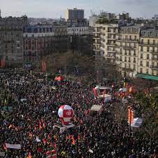 Francia: Apuestan a una movilización mayor en el segundo round contra la reforma de pensiones