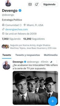 El tuit que borró Mauricio De Vengoechea tras operación Calamar